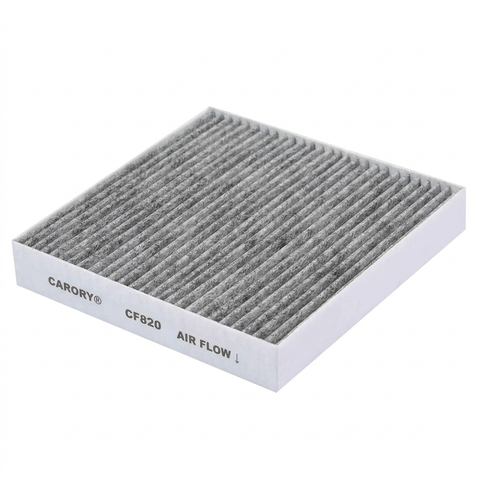 CF820 activated carbon cabin filter on white