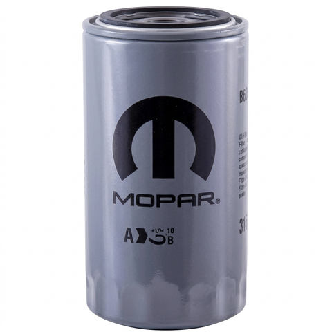Mopar engine oil filter detail