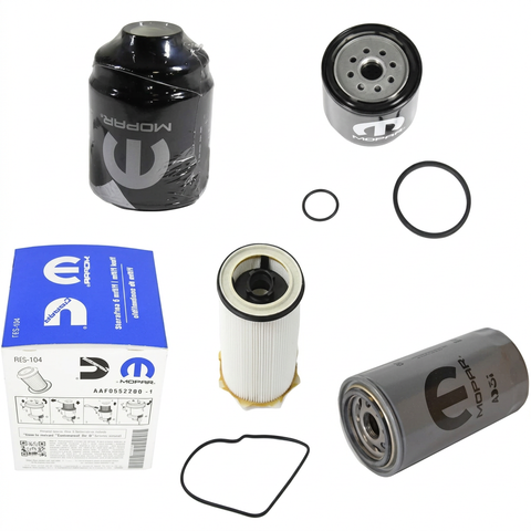 Mopar filter bundle for 2013–2019 Ram on white